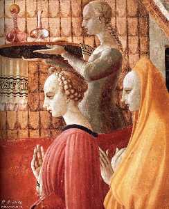 Paolo Uccello - Birth of the Virgin (detail)