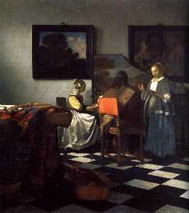 Johannes Vermeer - The Concert