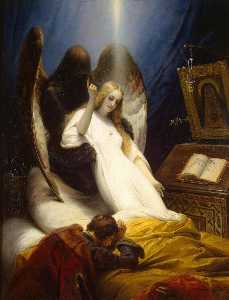Emile Jean Horace Vernet - Angel of Death