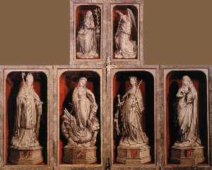 Rogier Van Der Weyden - Wing of a Carved Altar