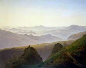 Caspar David Friedrich - Morning in the Mountains