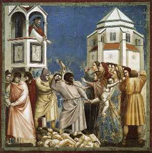 Giotto Di Bondone - No. 21 Scenes from the Life of Christ: 5. Massacre of the Innocents