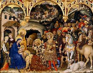 Gentile Da Fabriano - Adoration of the Magi (10)