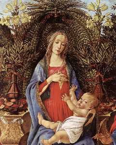 Sandro Botticelli - Bardi Altarpiece (detail)