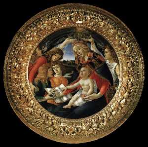 Sandro Botticelli - Madonna of the Magnificat (Madonna del Magnificat)