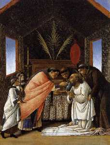 Sandro Botticelli - The Last Communion of St Jerome