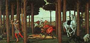 Sandro Botticelli - The Story of Nastagio degli Onesti (second episode)