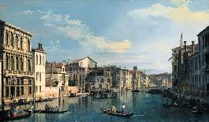 Giovanni Antonio Canal (Canaletto) - Venice: The Grand Canal from Palazzo Flangini to the Church of San Marcuola
