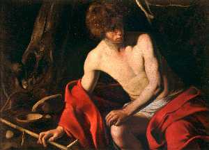Caravaggio (Michelangelo Merisi) - St John the Baptist (9)