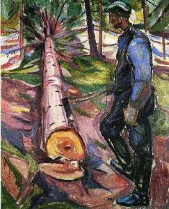 Edvard Munch - The Lumberjack