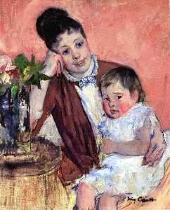 Mary Stevenson Cassatt - Madame H. de Fleury and Her Child
