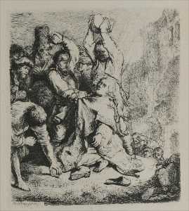 Rembrandt Van Rijn - The Martyrdom of St. Stephen