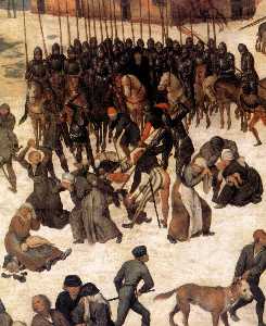 Pieter Bruegel The Elder - The Massacre of the Innocents (detail)