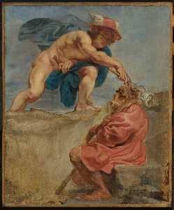 Peter Paul Rubens - Mercury and a Sleeping Herdsman