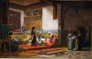 Frederick Arthur Bridgman - Moorish Interior