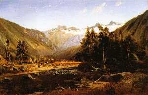 William Keith - Mount Lyell, California Sierra