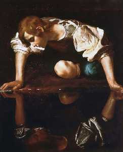 Caravaggio (Michelangelo Merisi) - Narcissus - (buy paintings reproductions)