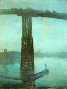 James Abbott Mcneill Whistler - Nocturne: Blue and Gold - Old Battersea Bridge
