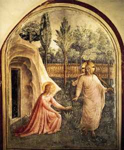 Fra Angelico - Noli Me Tangere (Convento di San Marco, Florence)