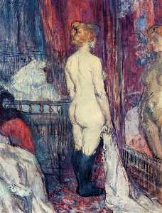 Henri De Toulouse Lautrec - Nude Standing before a Mirror