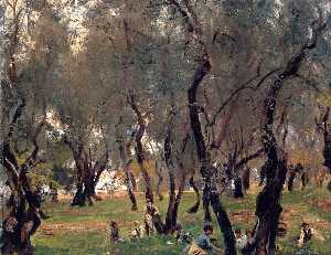 John Singer Sargent - The Olive Grove