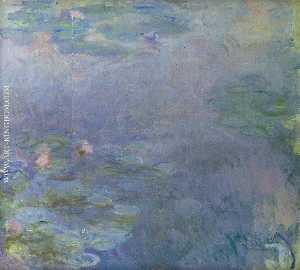 Claude Monet - Pale Water-Lilies (detail)