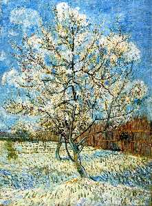 Vincent Van Gogh - Peach Trees in Blossom