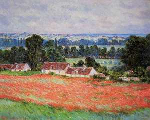 Claude Monet - Poppy Field at Giverny