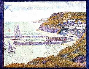 Georges Pierre Seurat - Port-en-Bessin, The Outer Harbor, High Tide