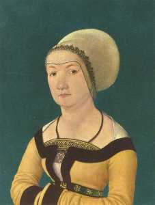 Hans Holbein The Elder - Portrait of 34-year-old Woman