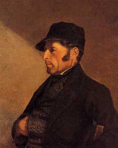 Gustave Courbet - Portrait of the Artist-s Father, Regis Courbet