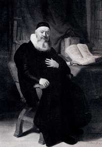 Rembrandt Van Rijn - Portrait Of Johannes Elison