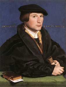 Hans Holbein The Younger - Portrait of a Member of the Wedigh Family