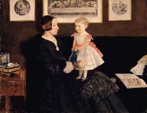John Everett Millais - Portrait of Mrs James Wyatt