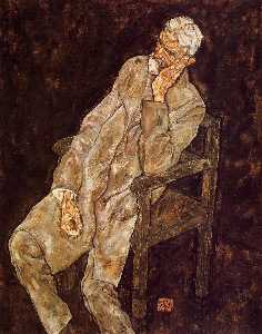 Egon Schiele - Portrait of an Old Man (also known as Johann Harms)