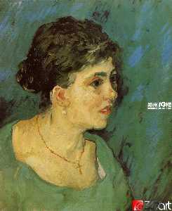 Vincent Van Gogh - Portrait of a Woman in Blue