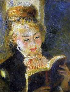 Pierre-Auguste Renoir - The Reader (also known as Young Woman Reading a Book)