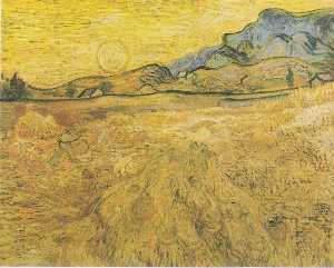 Vincent Van Gogh - The Reaper (also known as Enclosed Field with Reaper)