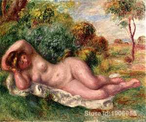 Pierre-Auguste Renoir - Reclining Nude (also known as The Baker-s Wife)