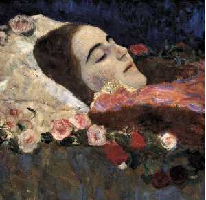 Gustave Klimt - Ria Munk On Her Deathbed