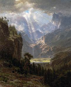 Albert Bierstadt - Rock Mountains Lander-s Peak----