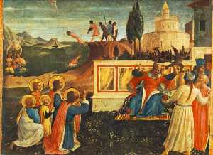Fra Angelico - Saint Cosmas and Saint Damian Salvaged (San Marco Altarpiece)
