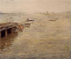 William Merritt Chase - Seashore (also known as A Grey Day)