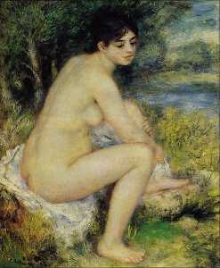Pierre-Auguste Renoir - Seated Bather
