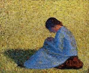 Georges Pierre Seurat - Seated Woman