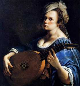 Artemisia Gentileschi - Self-Portrait as a Lute Player