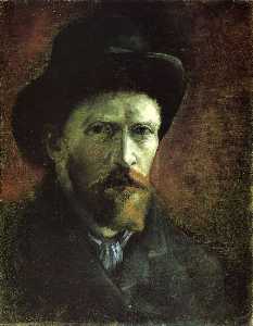 Vincent Van Gogh - Self Portrait in a Dark Felt Hat