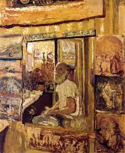 Jean Edouard Vuillard - Self-Portrait in the Dressing-Room Mirror