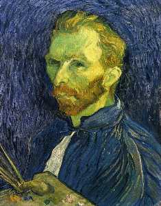 Vincent Van Gogh - Self Portrait with Pallette