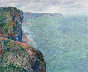 Claude Monet - The Sea View of Cliffs